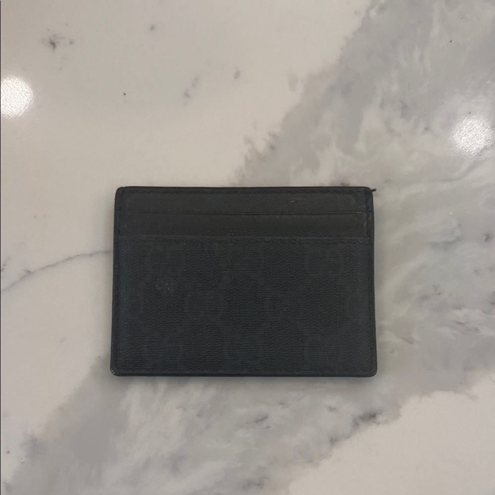 Gucci Men’s Leather Card Holder - Black